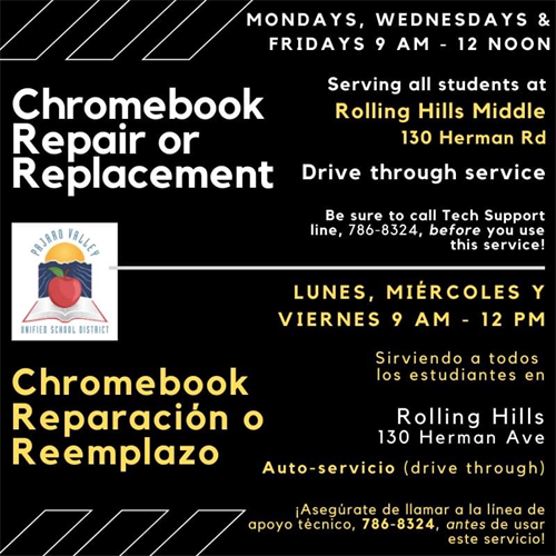 Chromebook repair information